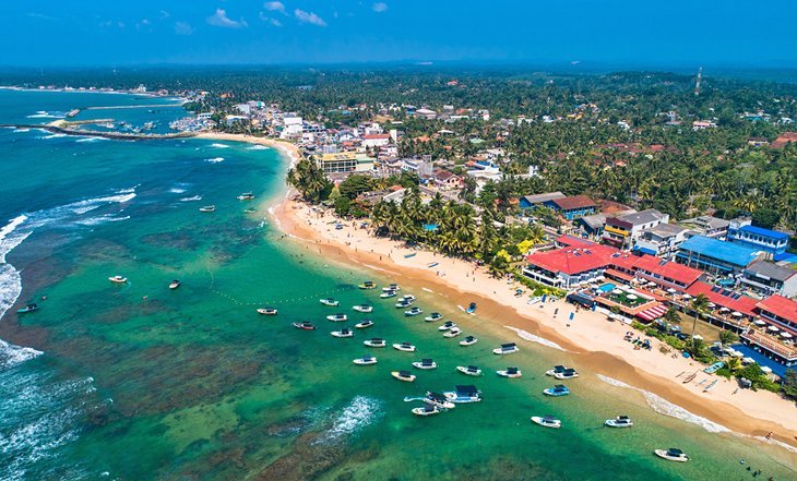 Surfküste in Sri Lanka