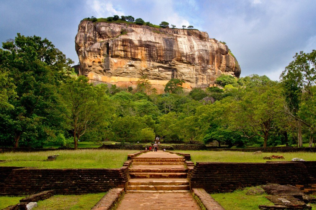 Sigiriya rock fortress in Sri Lanka